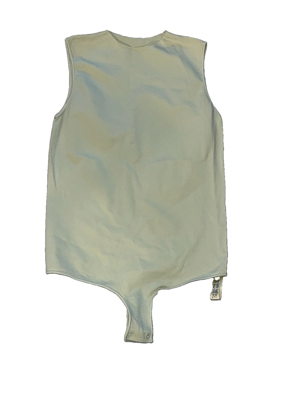 New SKIMS high neck seamless sleeveless nylon bodysuit mint green s/m